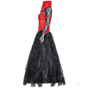 Halloween Day of the Dead Gothic Horror Vampire Witch Cosplay Costume Horror Evil Zombie Medieval Costume