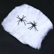 20/40g Halloween Spider Webs Spider Decor Halloween Home Party Scream Festa Black Spider Web Outdoor Propm Haunted Decoration