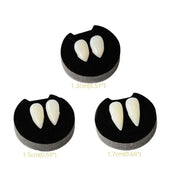 1/2/3/4pcs Halloween Decoration Vampire Teeth Fangs Dentures Props Halloween Cosplay Props False Fangs With Solid Glue Halloween