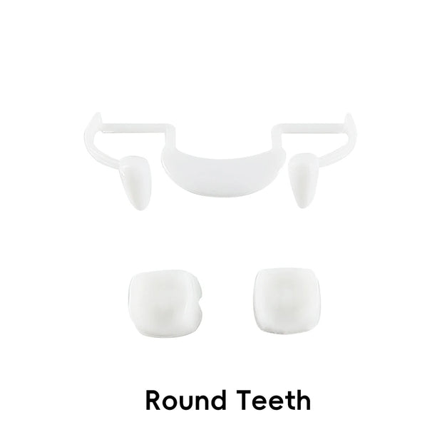 Retractable Vampire Teeth Halloween Dentures Vampire Teeth Horror Halloween Cosplay Party Decoration Reusable Halloween