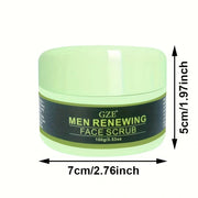 GZE MEN RENEWING FACE SCRUB Exfoliate Men's Face Scrub With Glycerin Extracts, Deep Cleansing And Brightening