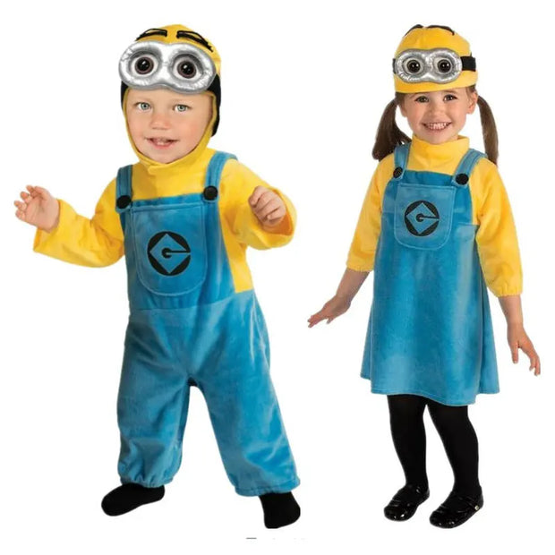 Halloween performance costumes childrens Minions cosplay costumes anime cartoon thief dad performance costumes