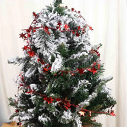 Sparkly Star String Christmas Tree Decorations Tinsel Garlands with Wire Xmas Tree Party New Year DIY Decor Festival Ornament