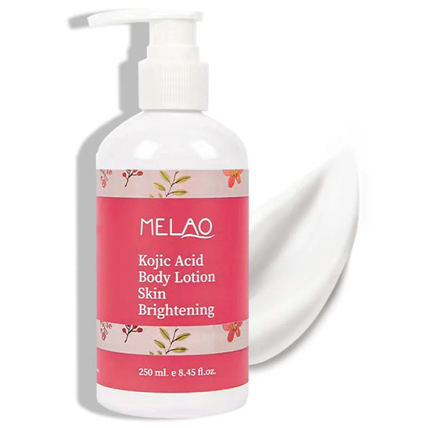 MELAO KOJIC ACID BODY LOTION Skin Brightening Daily Moisturizer & Glowing Skin, Boost Hydrating