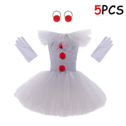 Halloween Kid Girl Cosplay Costume Maleficent Tulle Purple Black Dress Girls Vestidos Party Evil Queen Mesh Princess Dresses