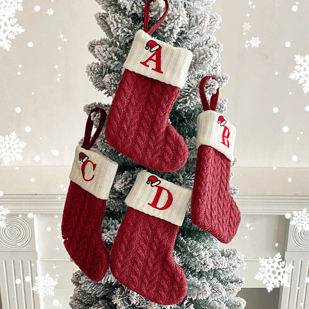 Christmas Stockings Christmas Decoration 2025 Candy Bags Candy Storage Bags Gift Socks Christmas Tree Hanging Pendants