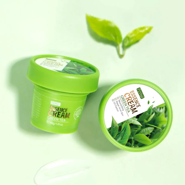 Green Tea Skin Care Set Oil Control fresh Serum Day Cream Repair Face Nourish Toner Cleaning Mud Mask Skin Care suit