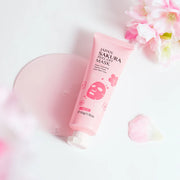 LAIKOU Japan Sakura Skincare Set Moisturizing Anti-Aging Kit Wrinkle Smoothing Radiance Boosting Facial Kit Gift Set