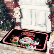 Christmas Floor Mat Entrance Doormat Bedroom Bath Toilet Anti Slip Carpet 2024 Merry Christmas Decoration for Home New Year Gift