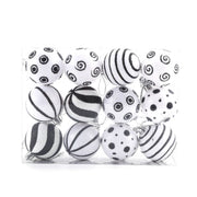 12pcs Christmas Ball Decoration Set 6cm Painted Electroplated Shiny Christmas Tree Decoration Ball Christmas Ball Party Pendants