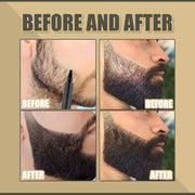 Beard Filler Pen Waterproof Pen Kit Beard Shaping Lasting Repair Moustache Coloring Black Brown Hair Repair Beard Enhancer Pen