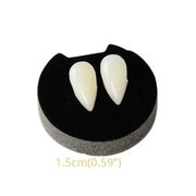 1/2/3/4pcs Halloween Decoration Vampire Teeth Fangs Dentures Props Halloween Cosplay Props False Fangs With Solid Glue Halloween
