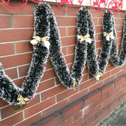 1pc-Christmas Eve Decoration Bar Tops Ribbon Garland Christmas Tree Kitchen Ornaments Wedding Party Decoration Prop