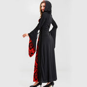 Carnival Halloween Lady Vintage Gothic Vampire Costume Glamour Witch Spooktacular Cosplay Fancy Party Dress