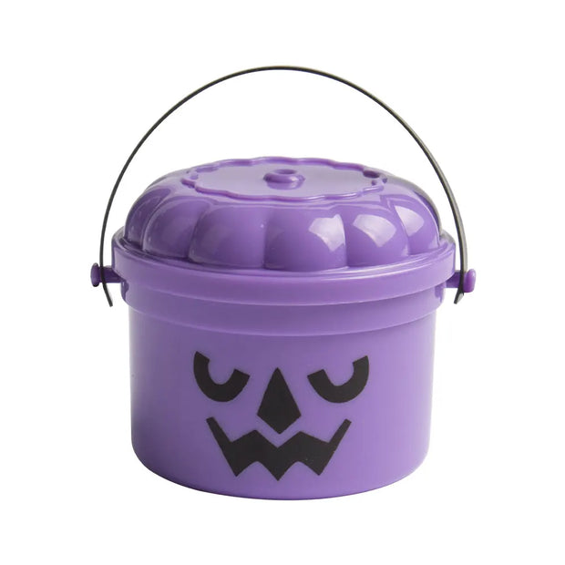 Mini Halloween Nostalgia Bucket Mini Halloween Candy Jar Basket Pumpkin Bucket Little Halloween Candy Bucket, wholesale