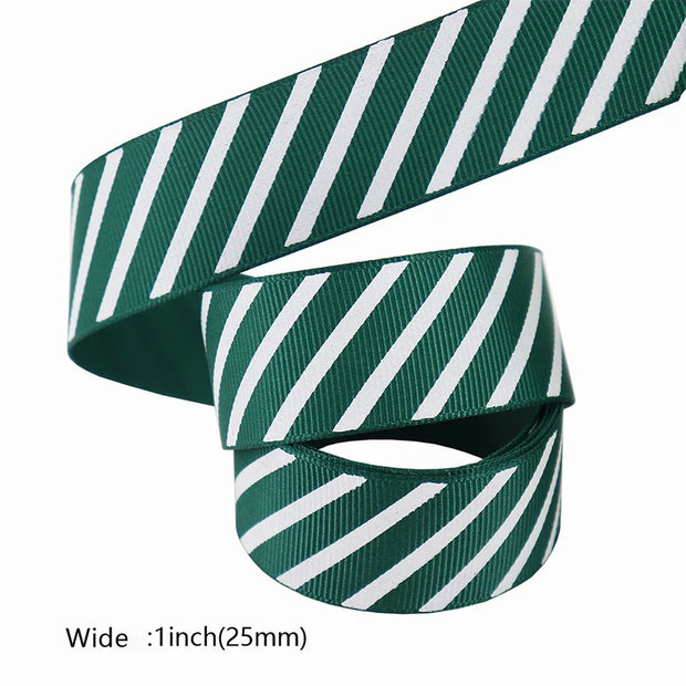 10 Yards Red White Candy Garland Gifts Wrapping Wreaths Bows Gift Box Bag Christmas Ribbon Red White Stripes Wholesale