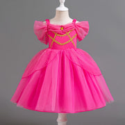 Jasmine Costume for Kids Girl Fancy Birthday Party Gown Princess Dress Carnival Children Clothing 2024 New Halloween Disguise