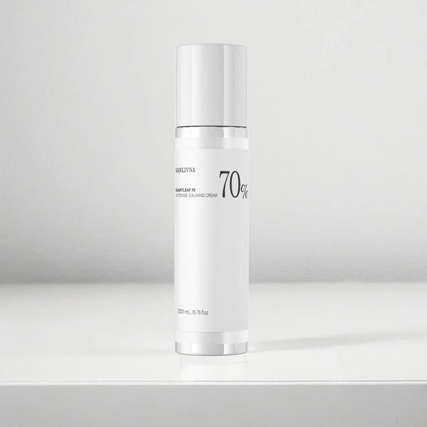 Heart Leaf 70 Lotion Cream Hyaluronic Acid with Vitamin B12 Naturally Pigmented Face Moisturizer for Sensitive Skin