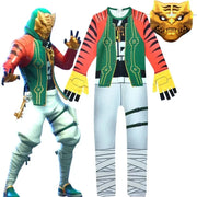 l2025l New Cosplay Halloween Kids Costume Cartoon Fish Boss Jumpsuit Boy Christmas Birthday Party Funny Costumes Carnival Cospla