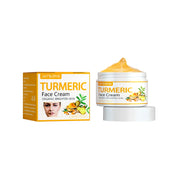 Turmeric Face Cream Firming Lifting Fade Fine Lines Anti-Aging Reduce Wrinkle Lightening Brightening Nourishing Skin Care Lotion