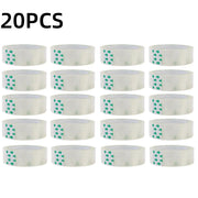 20/5PCS Transparent Tape Office Tape for Home and School 0.8cm 1.2cm 1.8cm Multifuntion High-viscosity Adhesive Tape