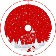 VIKAMA Cartoon Christmas Tree Skirt Suitable For Decoration At Christmas And New Year Parties Christmas Tree Dress Cushion