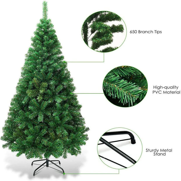 90-180cm Encrypted PVC with LED Lights Christmas tree  for Christmas Home Decoration  and house Ornaments