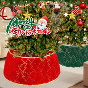 Tree Bottom Surrounder Stereoscopic Skirt Replacement Christmas Tree Collar Family Party New Year Red Green Indoor Decoration