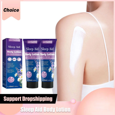 Sleep Aid Body Lotion Deeply Moisturizing Improve Sleep Quality Softening Tender Lighten Skin Tone Maintain Whit-ening Body Care