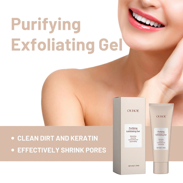 Face Deep Cleaning Exfoliating Gel Skin Care Whitening Moisturizer Repair Facial Scrub Skin Care 50g