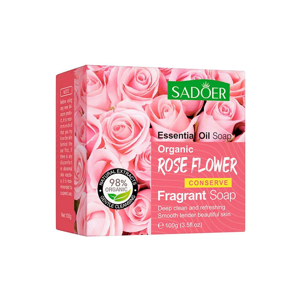 Soap Flower Body Cleansing Hand Sanitizer Sea Salt Essential Oil Charcoal Whitening Lightening Yoni Bar Dettol Ouhoe Skin Soaps