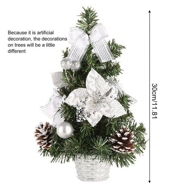 Christmas Tree Artificial Christmas Tree DIY Handicraft  New Year Gift for Home Bedroom Party Decorations