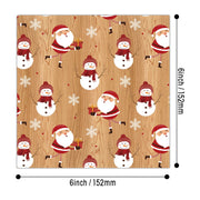 24pcs Christmas Decorative Scrapbook Paper,Christmas Gift Small Business Packaging,Cardmaking Craft For Journal Background Paper