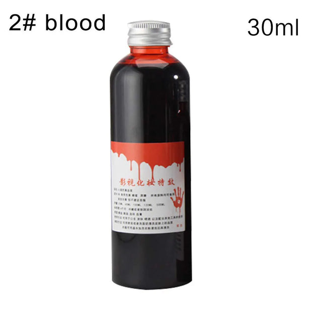 Halloween Simulation Fake Props Makeup Blood Fake Blood Bottle Stage Diy Prank Drama Vampire Role-Playing Props Makeup Funny