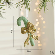 Christmas Decorations Christmas Tree Ornaments Green Butterfly Snowflake Decorations and Home Christmas Party Decorations