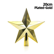 Gold and Silver Red Tree Top Star Christmas Decorations for Home Xmas Tree Toppers  Ornaments Navidad New Year 2023 Natal Noel