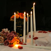 Flameless LED Taper Candles with Remote Flickering Electronic Candle Ivory/White Tea Lighting for Christmas Halloween Home Decor