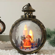 Christmas decorations retro night lights luminous gifts window ornaments desktop layout props atmosphere pendant desk decoration