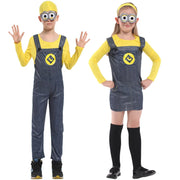 Halloween/Christmas/New Year Boys and Girls Theme Show Costumes, Minions Stage Props