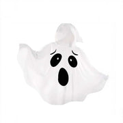 White Halloween Cloak Cape Fright Clothes Trick-or-Treat Spooky Pumpkin Cloak Black Eye Full Suit Ghost Cosplay Costume