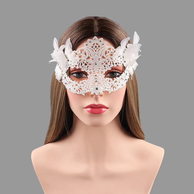 Princess Half Face Mask Butterfly Masquerade Performance Props Halloween Accessories
