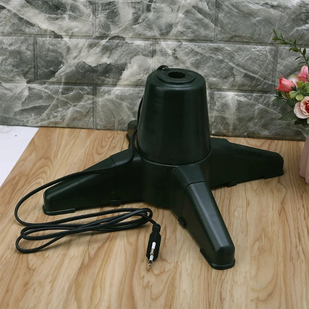 Christmas Tree Electric Rotating Stand Heavy-Duty Artificial Xmas Tree Base