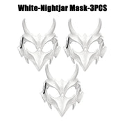 Halloween Skull Party Mask Anime Dragon God Skeleton Half Face Masks Bone Skull Animals Mask Cosplay Dance Prom Costume Props