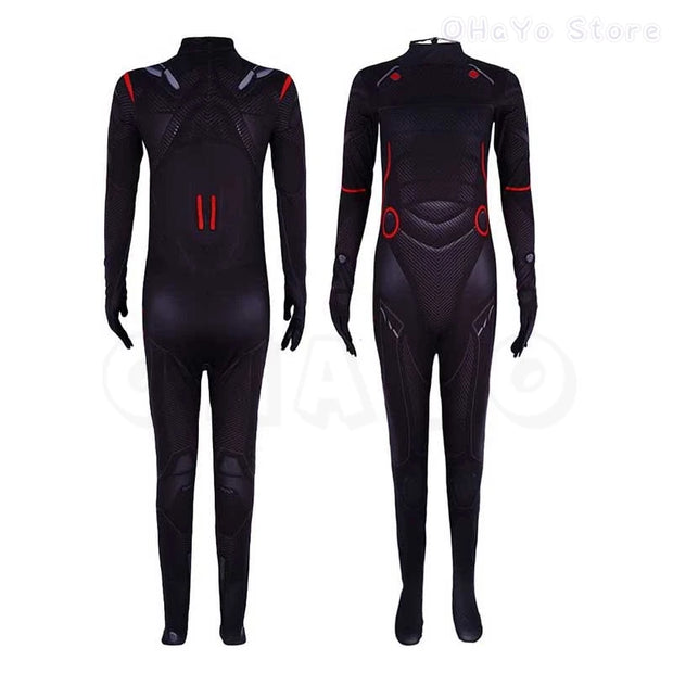Game Skin Outfit Fortnitte Cosplay Fishstick Omega Jumpsuit Black Knight Costume Carnival Adults Kids Halloween Roleplay