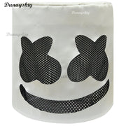 Fortnites DJ Marshmello Cosplay Halloween Costume with Boys Girls 842 Jumpsuit Carnival Party Electric Syllables Bodysuit