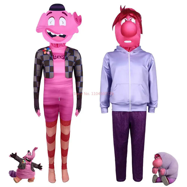 Inside Out 2 Disgust Joy Cosplay Costume Women Dress Uniform Suit Halloween Carnival Party Role Play Full Set For Adult Kids Cos