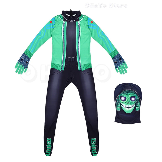 Game Skin Outfit Fortnitte Cosplay Fishstick Omega Jumpsuit Black Knight Costume Carnival Adults Kids Halloween Roleplay