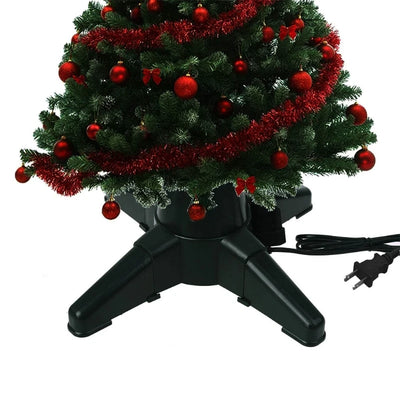 Christmas Tree Electric Rotating Base Stand Xmas Tree Bottom Support Holder Christmas Decoration Accessories Parts