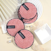 5Pcs Soft Skin Makeup Remover Polyester Facial Cleaning Tool Cosmetic Remover For Men And Women Beauty Tool