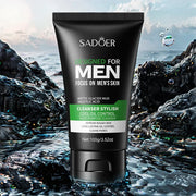 Men's Facial Cleanser Deep Clean Improve Oily Face Wash Cream Face Wash Foam Brightening Rejuvenation Face Cleanser Skin Care